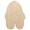 Yeti Abominable Snowman Eating Ice Cream Unfinished Wood Shape Piece Cutout for DIY Craft Projects